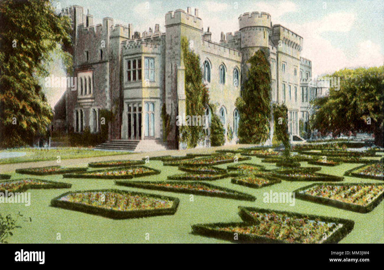 Hawarden Castle. Chester. 1910 Stock Photo Alamy