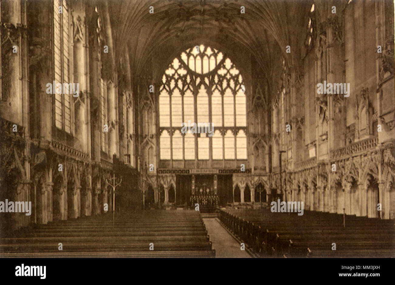 Lady Chapel at Cathedral. Ely. 1930 Stock Photo