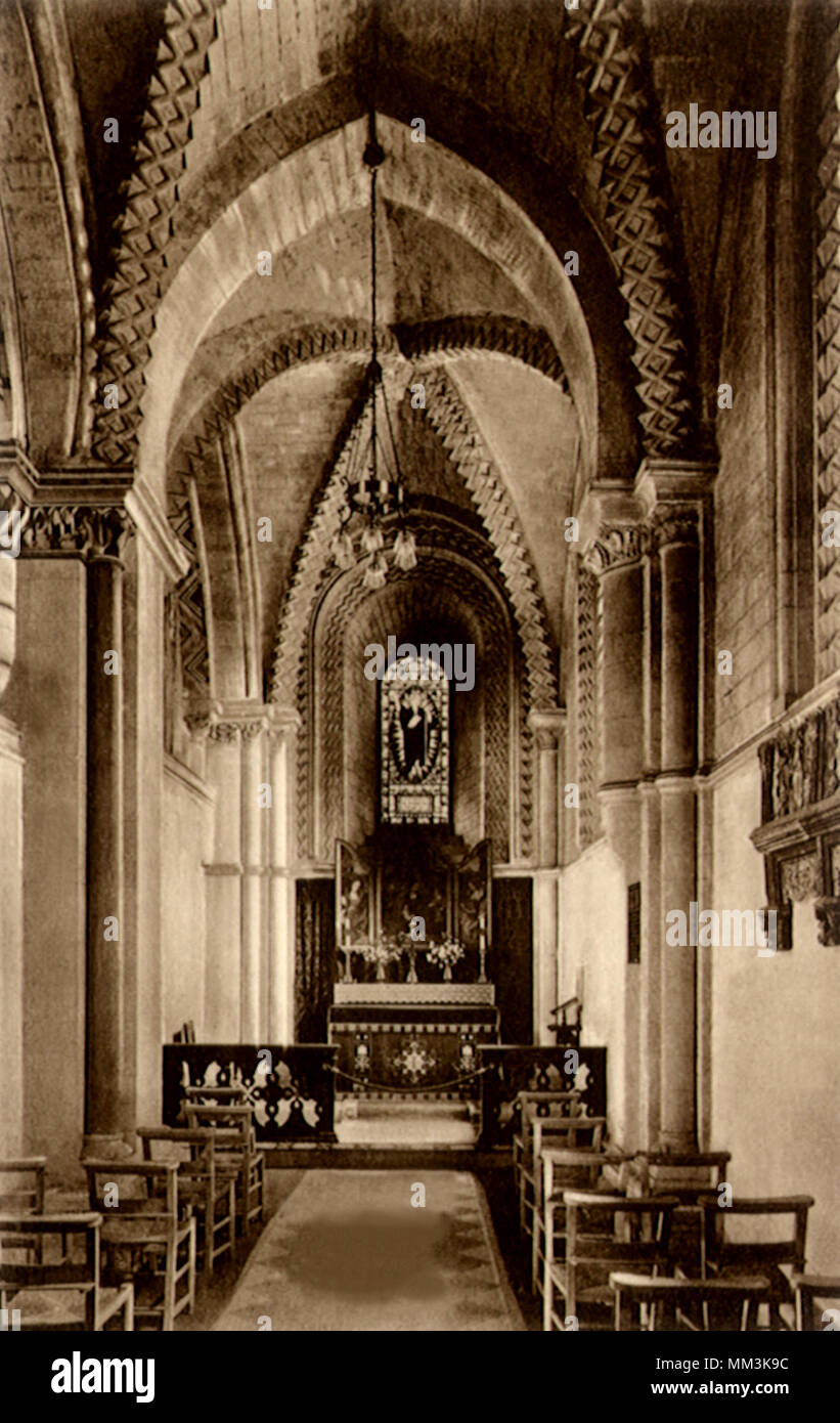 Lady Chapel at Cathedral. Winchester. 1910 Stock Photo