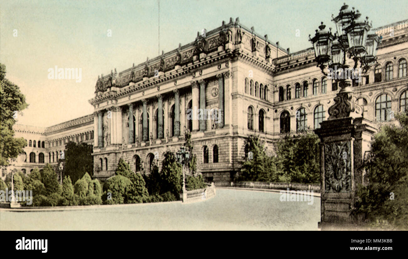 Technical University. Charlottenburg. 1910 Stock Photo
