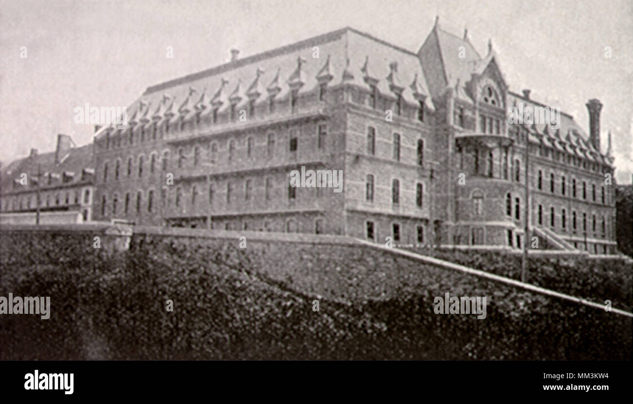 Hotel Dieu. Quebec. 1920 Stock Photo