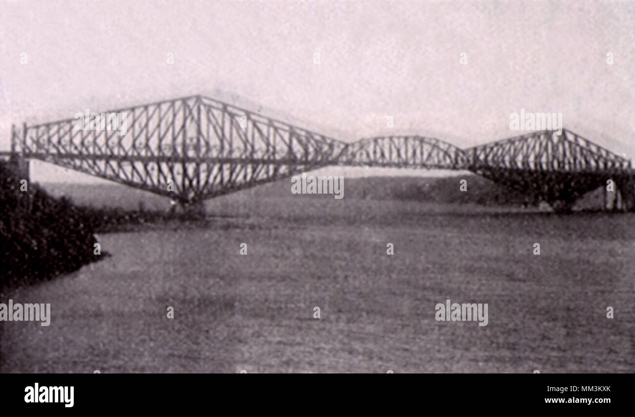 Bridge. Quebec. 1920 Stock Photo - Alamy