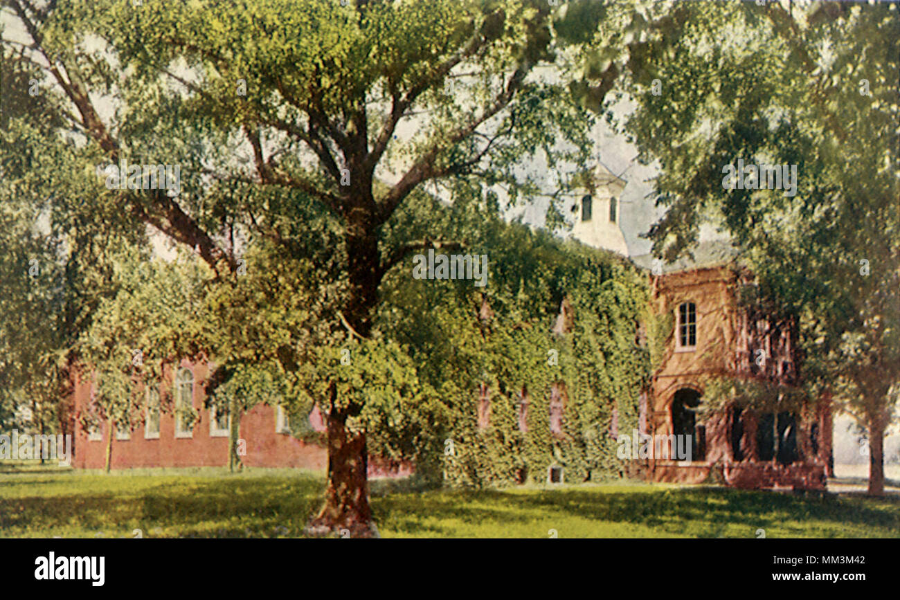 William and Mary College. Williamsburg. 1907 Stock Photo