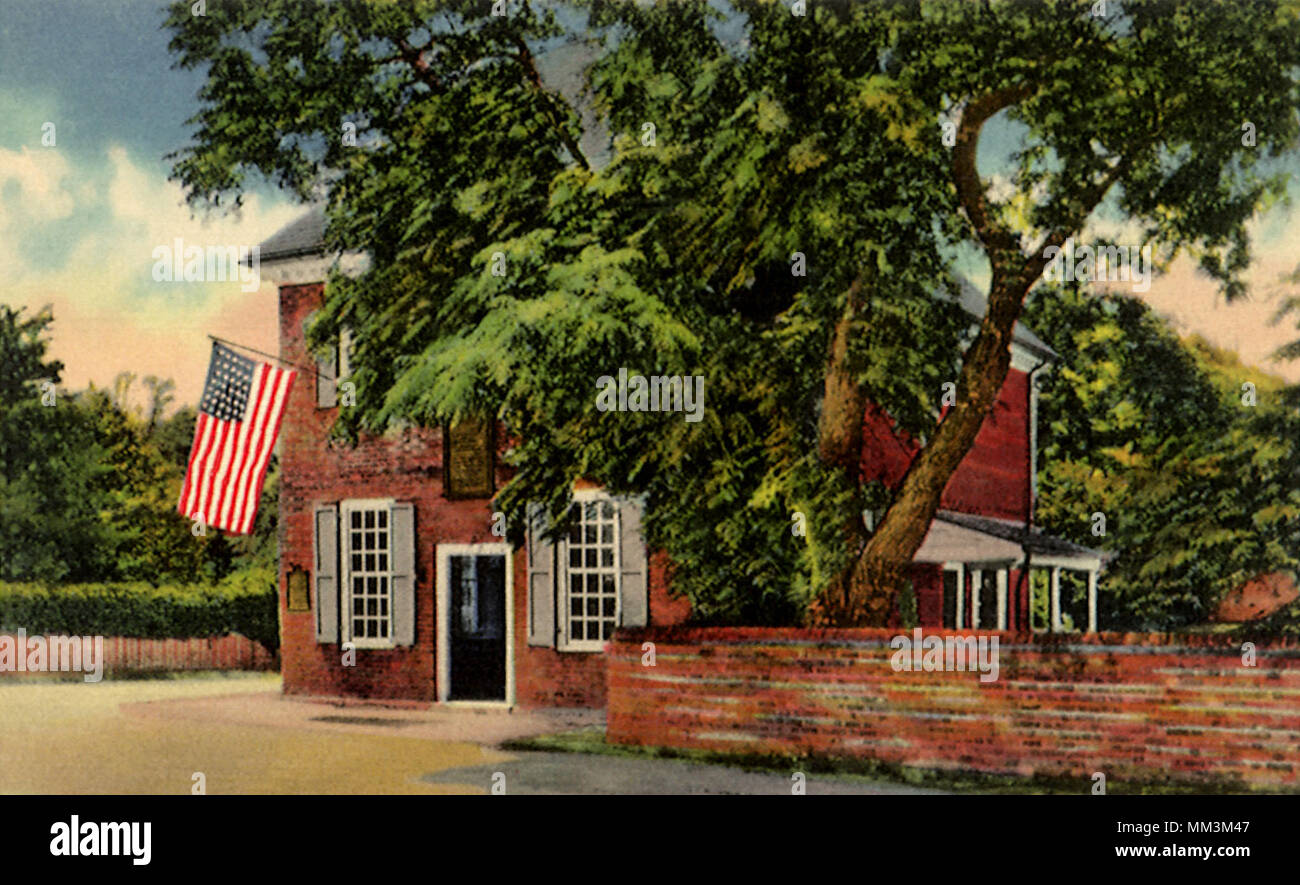 Colonial Custom House. Yorktown. 1930 Stock Photo Alamy