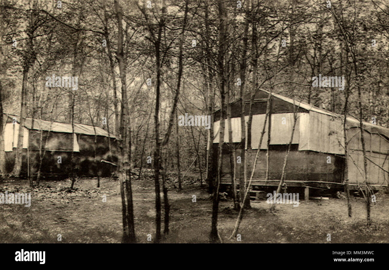 Mullers Camp Sites. Wading River. 1934 Stock Photo