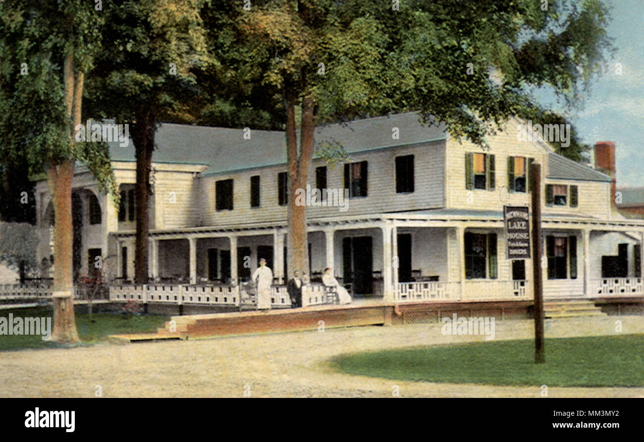 Lake House. Saratoga Springs. 1912 Stock Photo Alamy