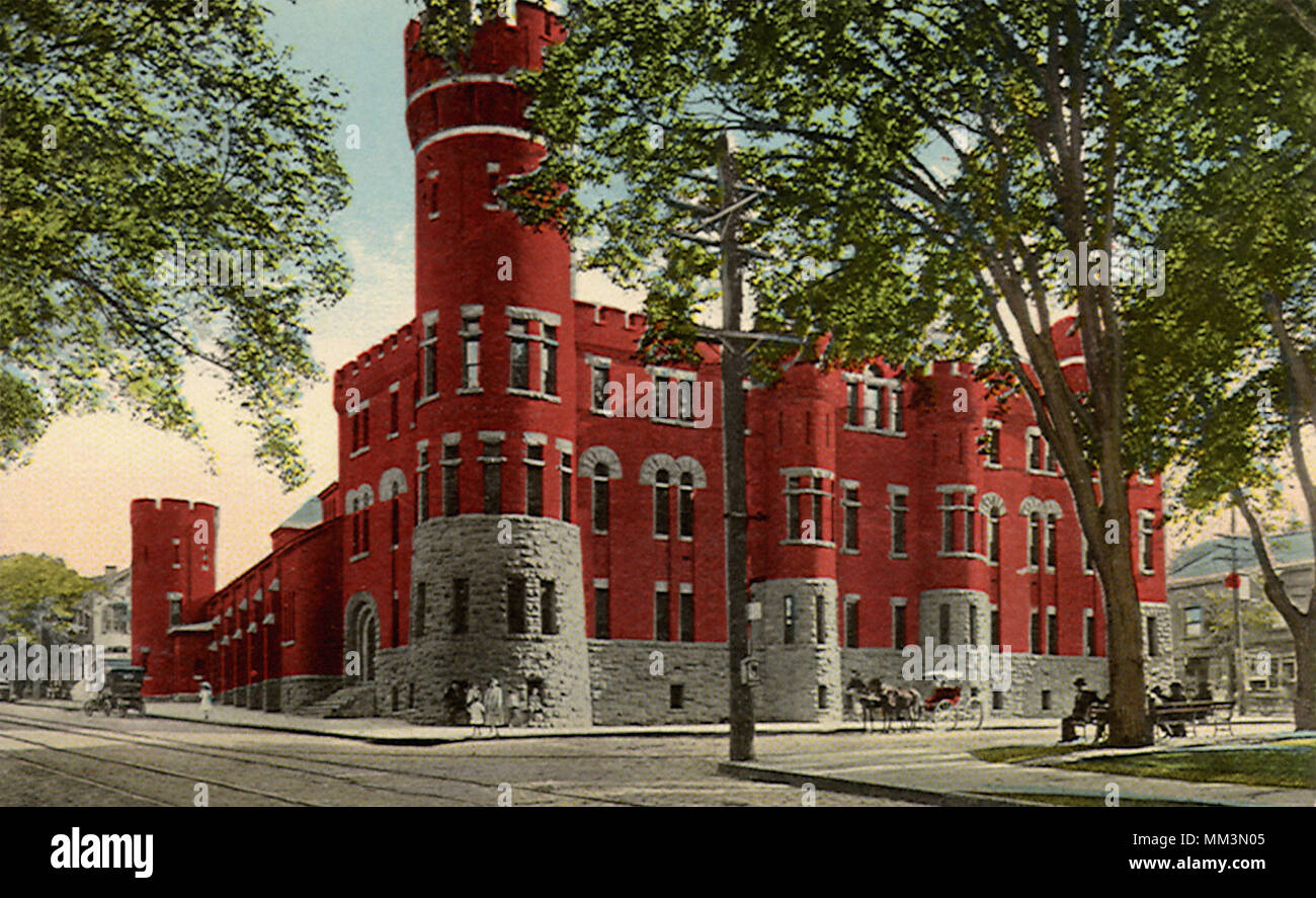 State Armory. Schenectady. 1913 Stock Photo Alamy