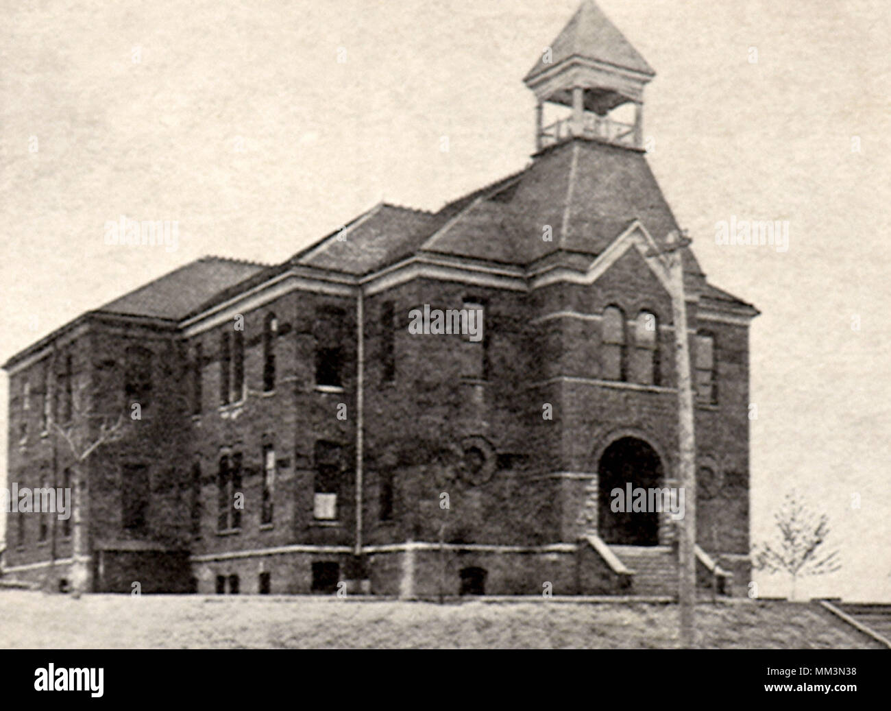 High School. Randolph. 1909 Stock Photo Alamy