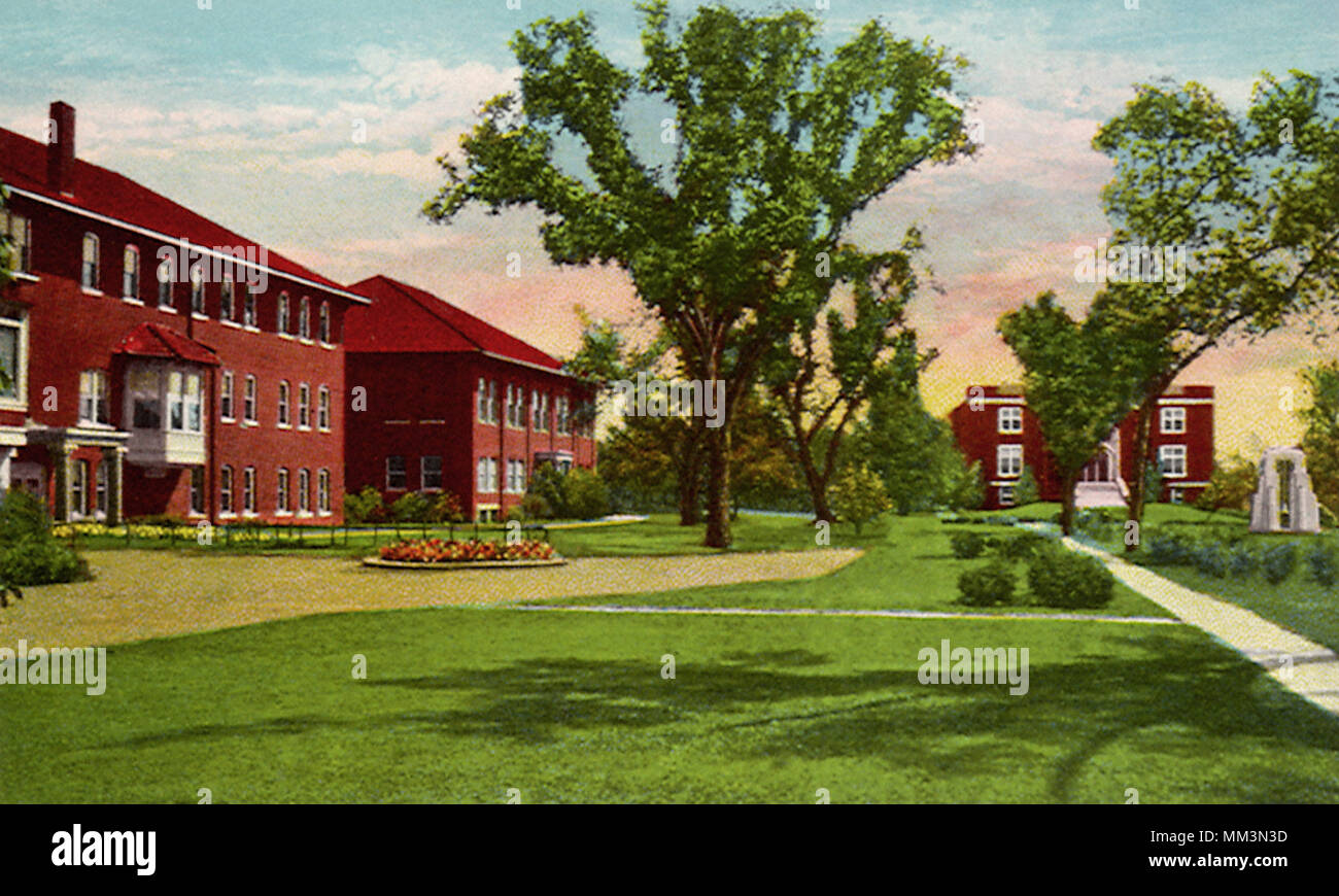 Midland College. Fremont. 1940 Stock Photo