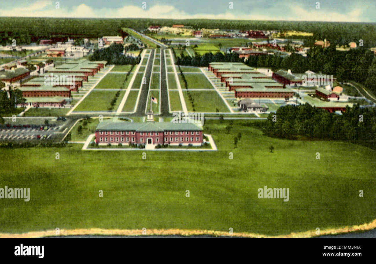 Marine Base. Camp Lejeunne. 1940 Stock Photo Alamy