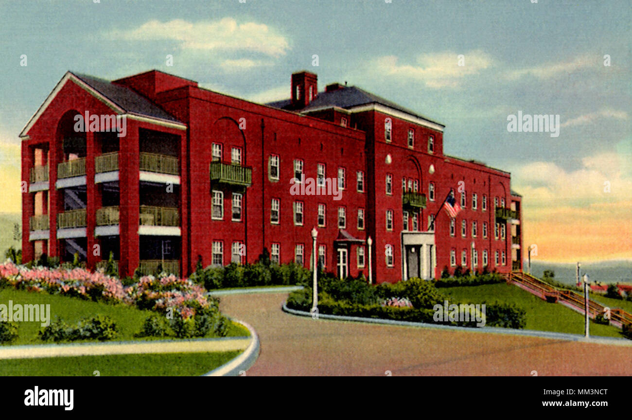 Memorial Hospital. Cumberland. 1935 Stock Photo