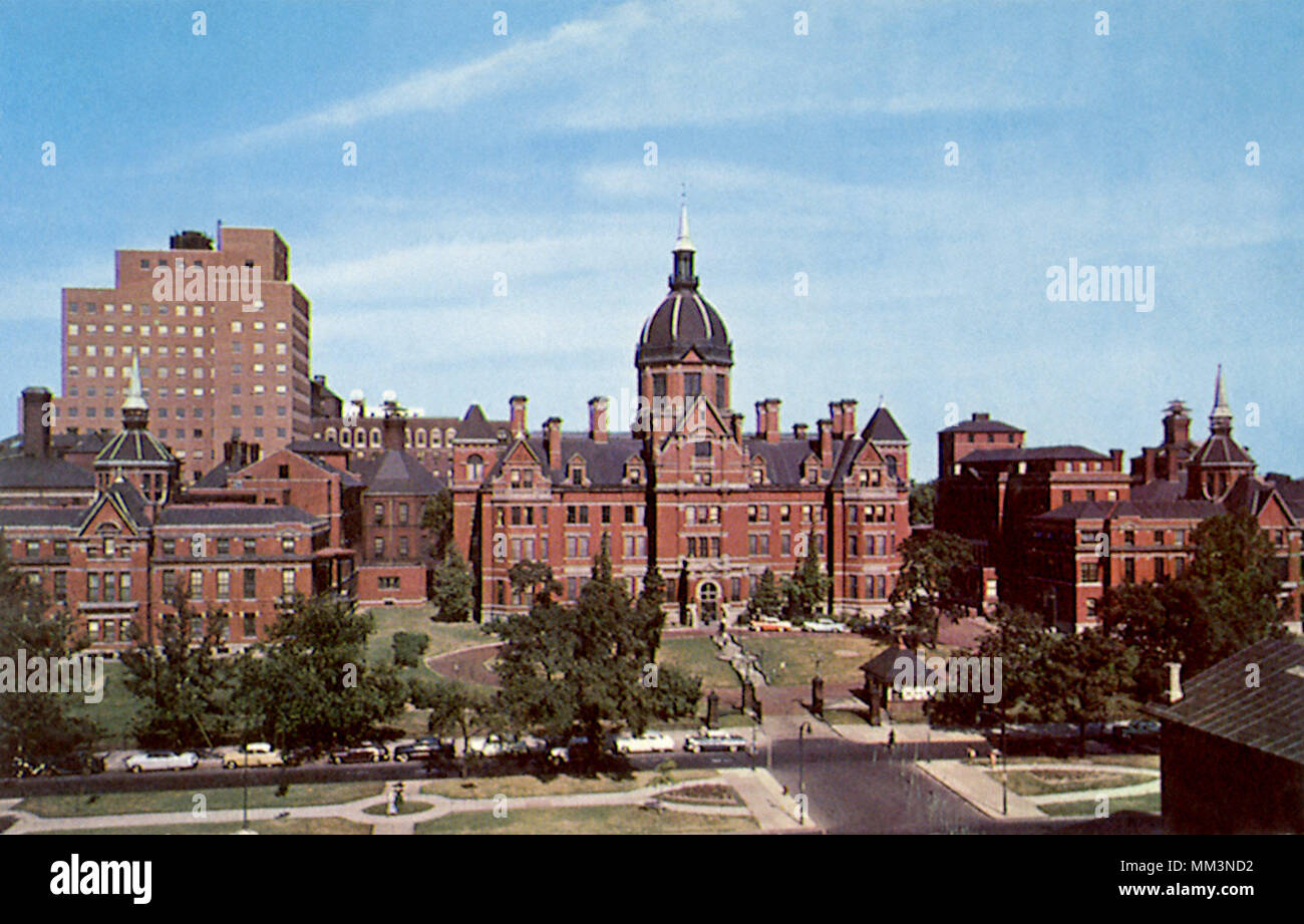 Johns hopkins hospital baltimore 1962 stock photo alamy