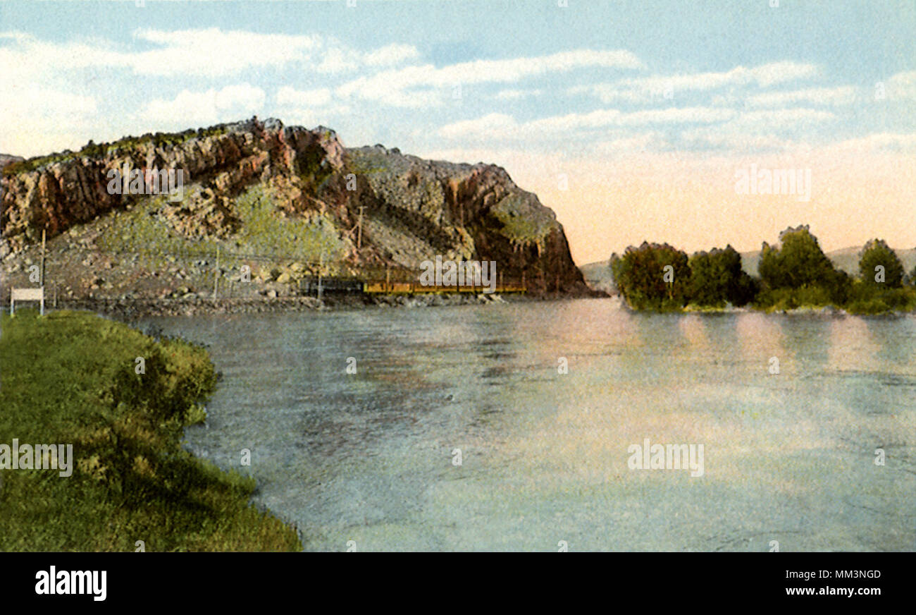 Source of Missouri River. Three Forks. 1930 Stock Photo