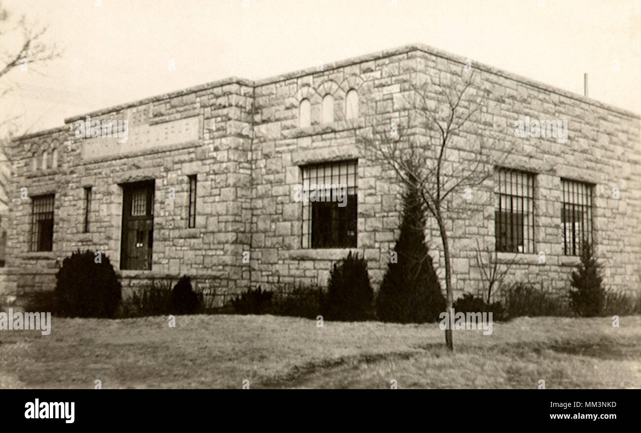 Library. Tonkawa. 1940 Stock Photo Alamy