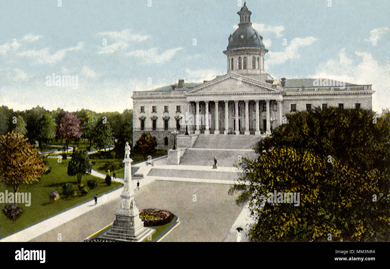 State Capitol. Columbia. 1917 Stock Photo