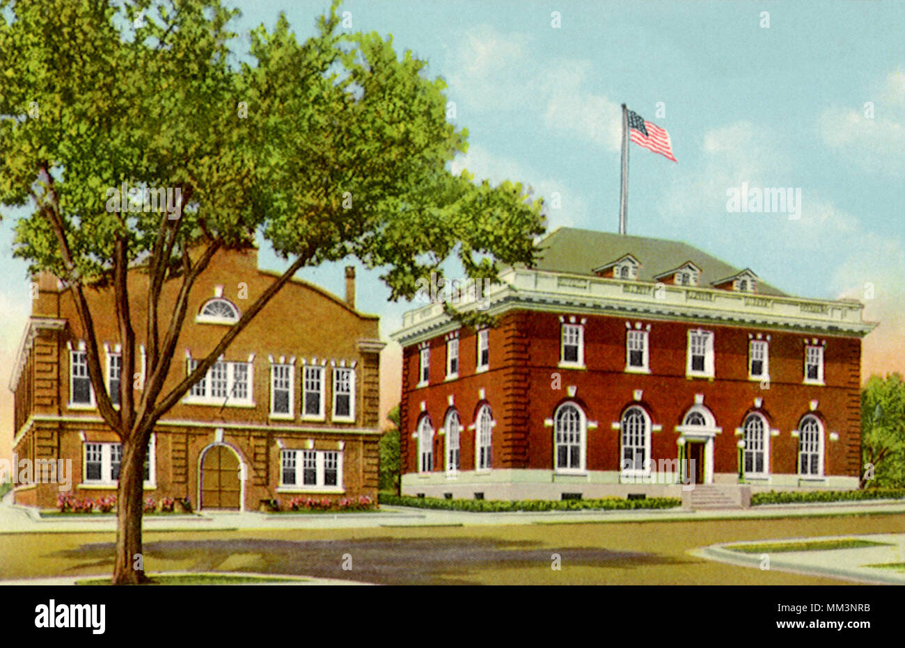 Post Office. 1930 Stock Photo Alamy