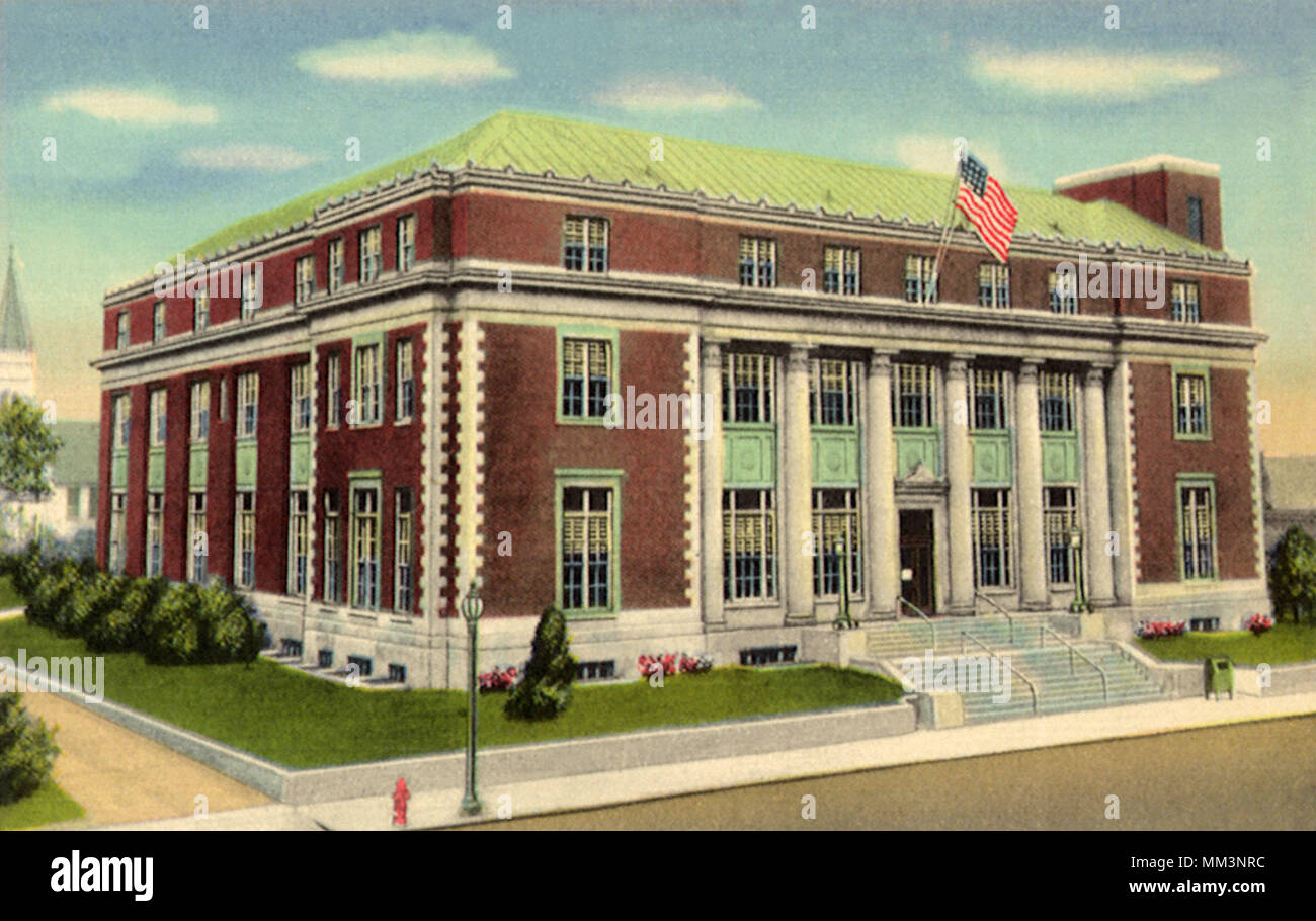 Post Office & Courthouse. Spartanburg. 1940 Stock Photo Alamy