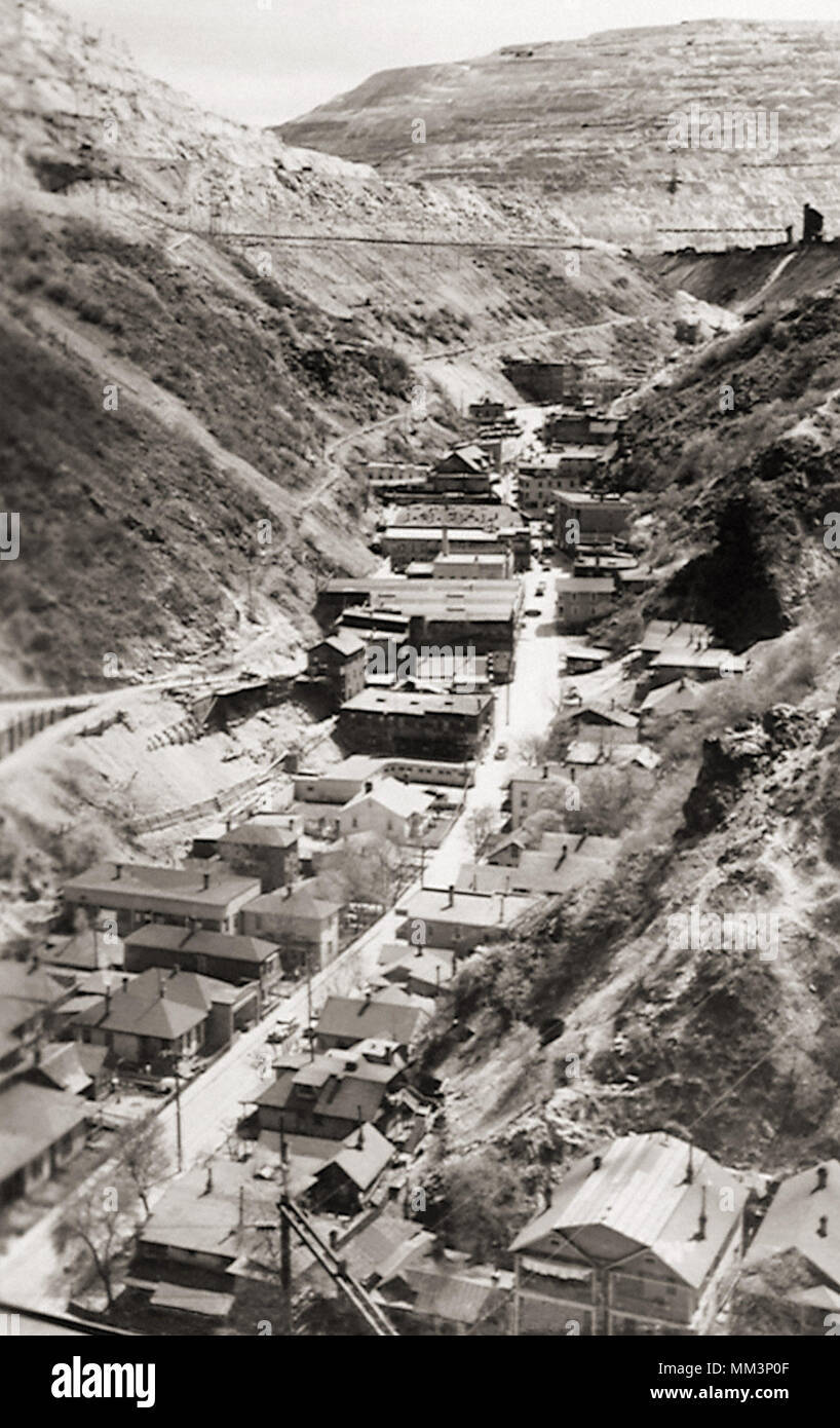 Bingham Canyon. 1940 Stock Photo