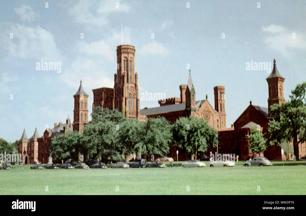 Smithsonian Institution. Washington DC. 1965 Stock Photo