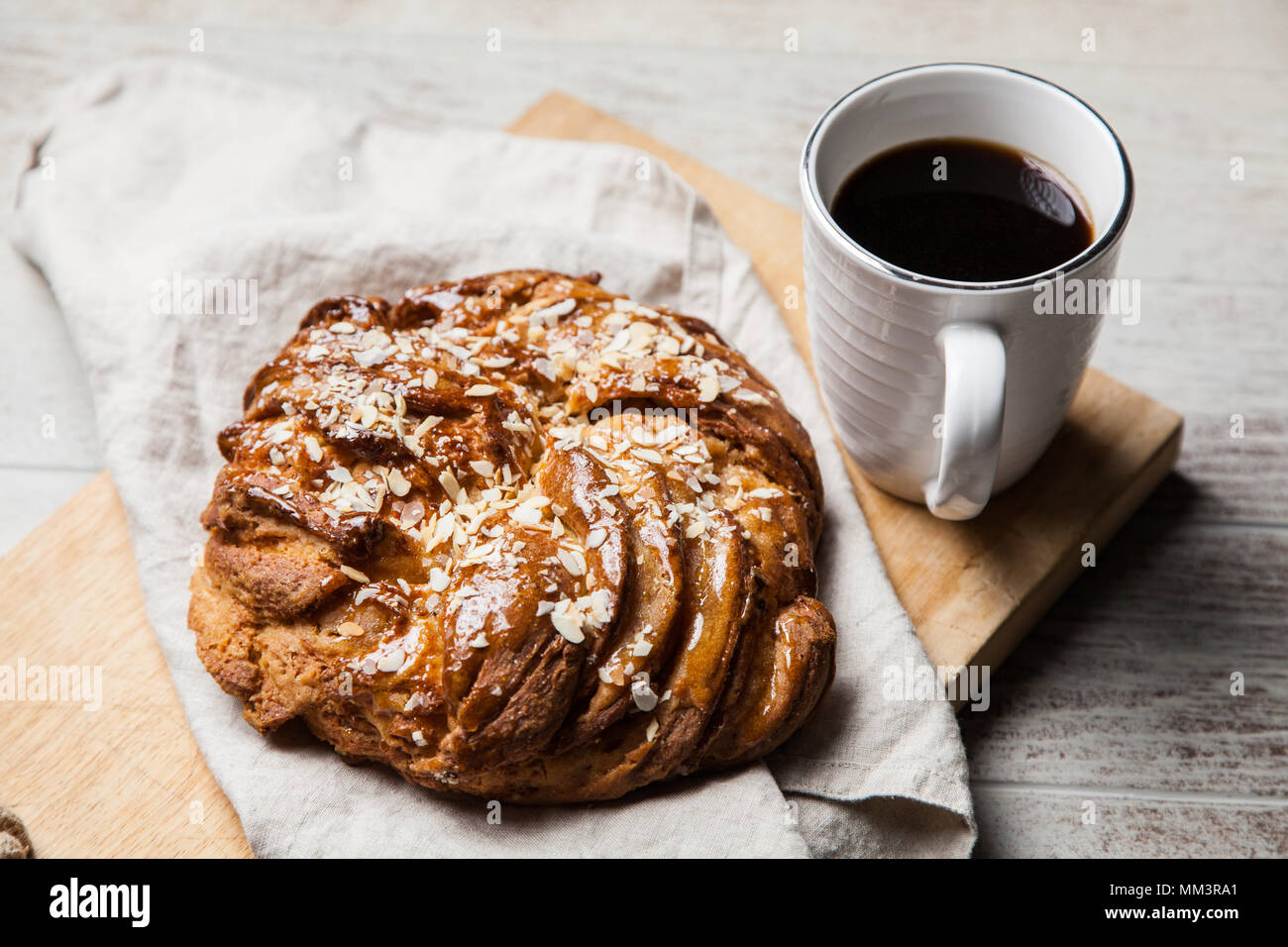 Sweet maple syrup bread Stock Photo Alamy