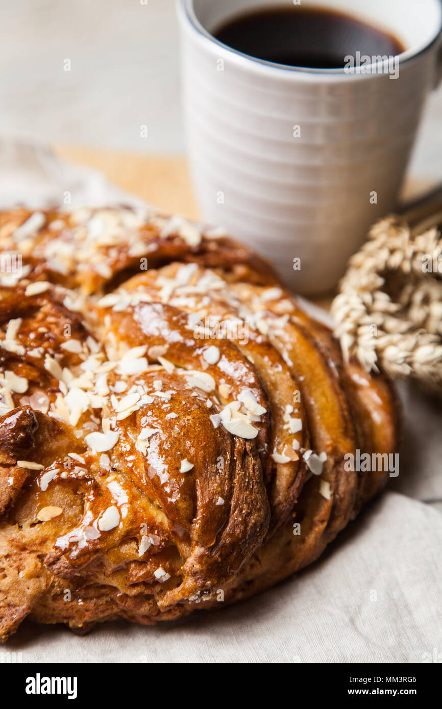 Sweet maple syrup bread Stock Photo Alamy