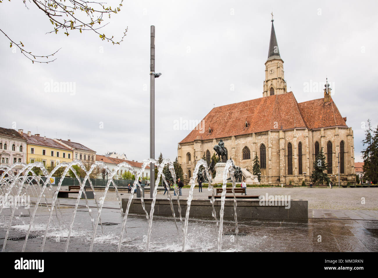 Unirii Square, Cluj, Romania Stock Photo Alamy