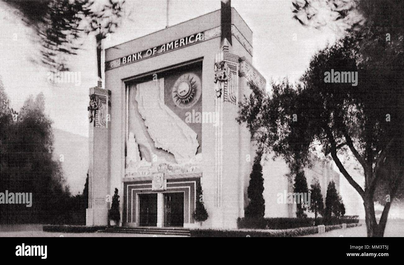 Bank of America. San Francisco. 1939 Stock Photo Alamy