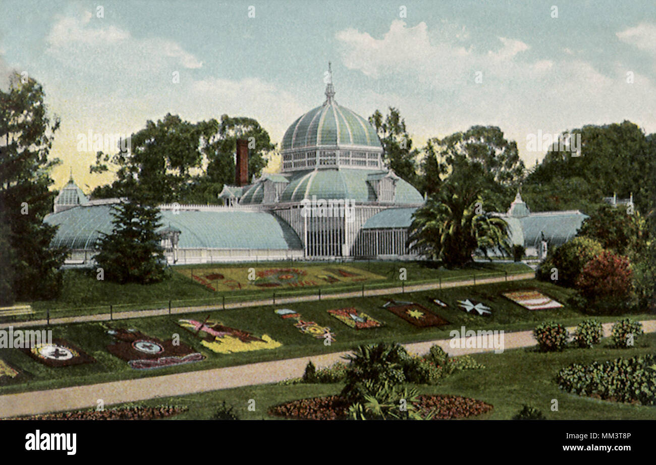 Conservatory. San Francisco. 1910 Stock Photo - Alamy