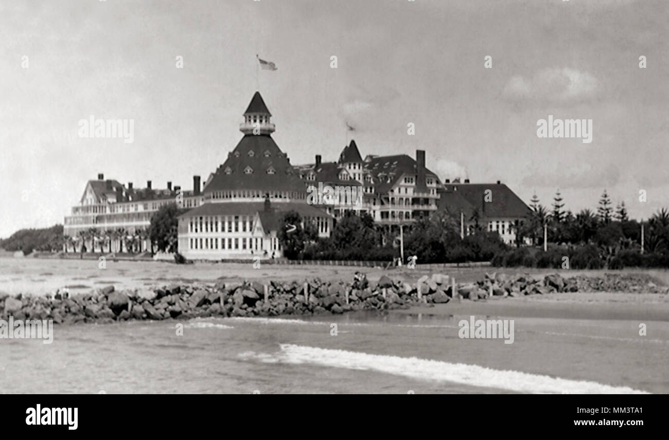 Hotel del Coronado. Coronado. 1908 Stock Photo