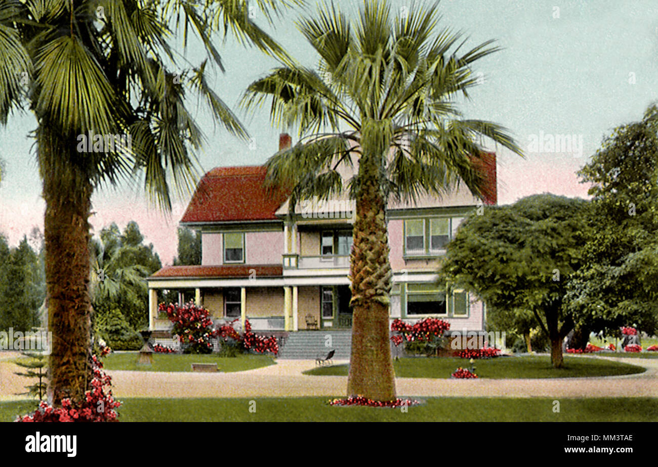 Governor's Residence. San Diego. 1910 Stock Photo