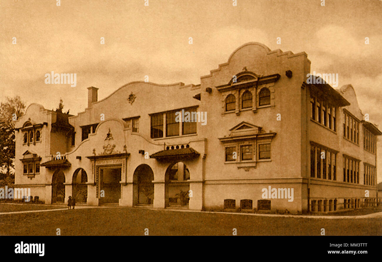 Horace Mann School. San Jose. 1910 Stock Photo