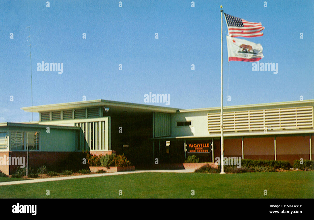 Union High School. Vacaville. 1965 Stock Photo Alamy