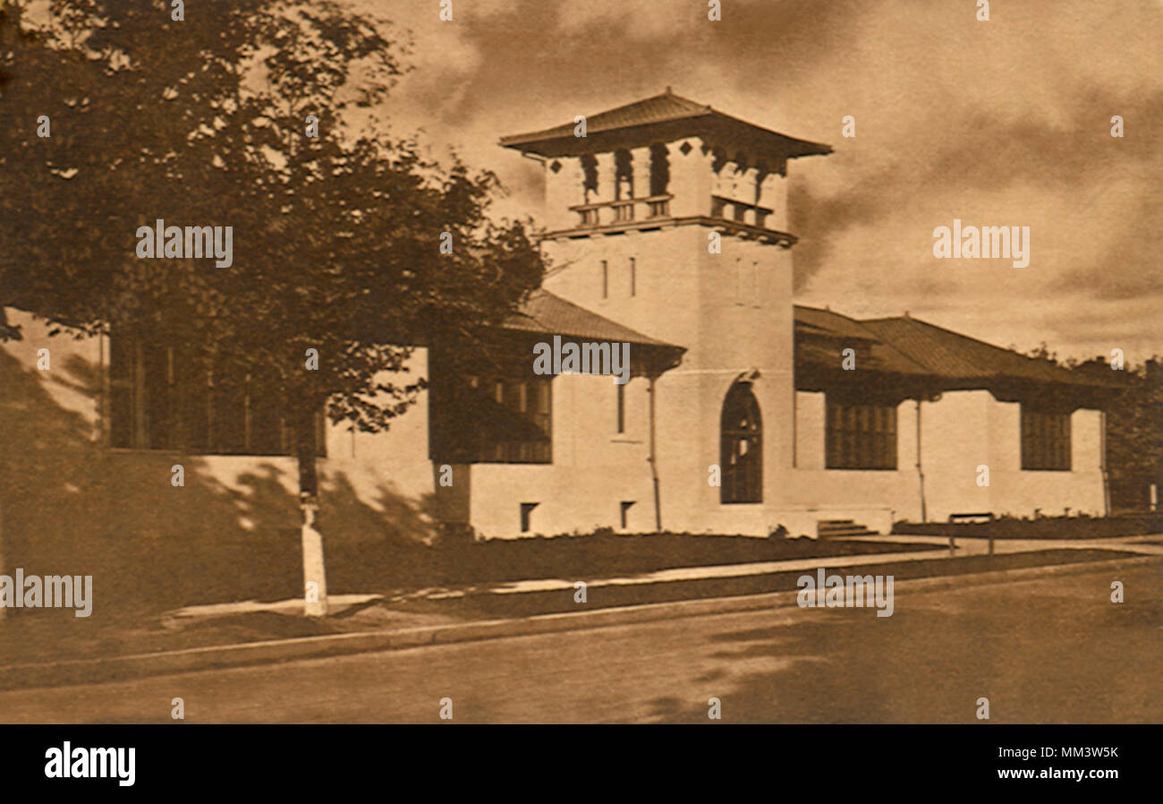 14th Street Primary School. Modesto. 1920 Stock Photo