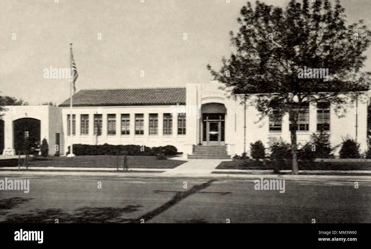 City Hall. Yuba City. 1925 Stock Photo