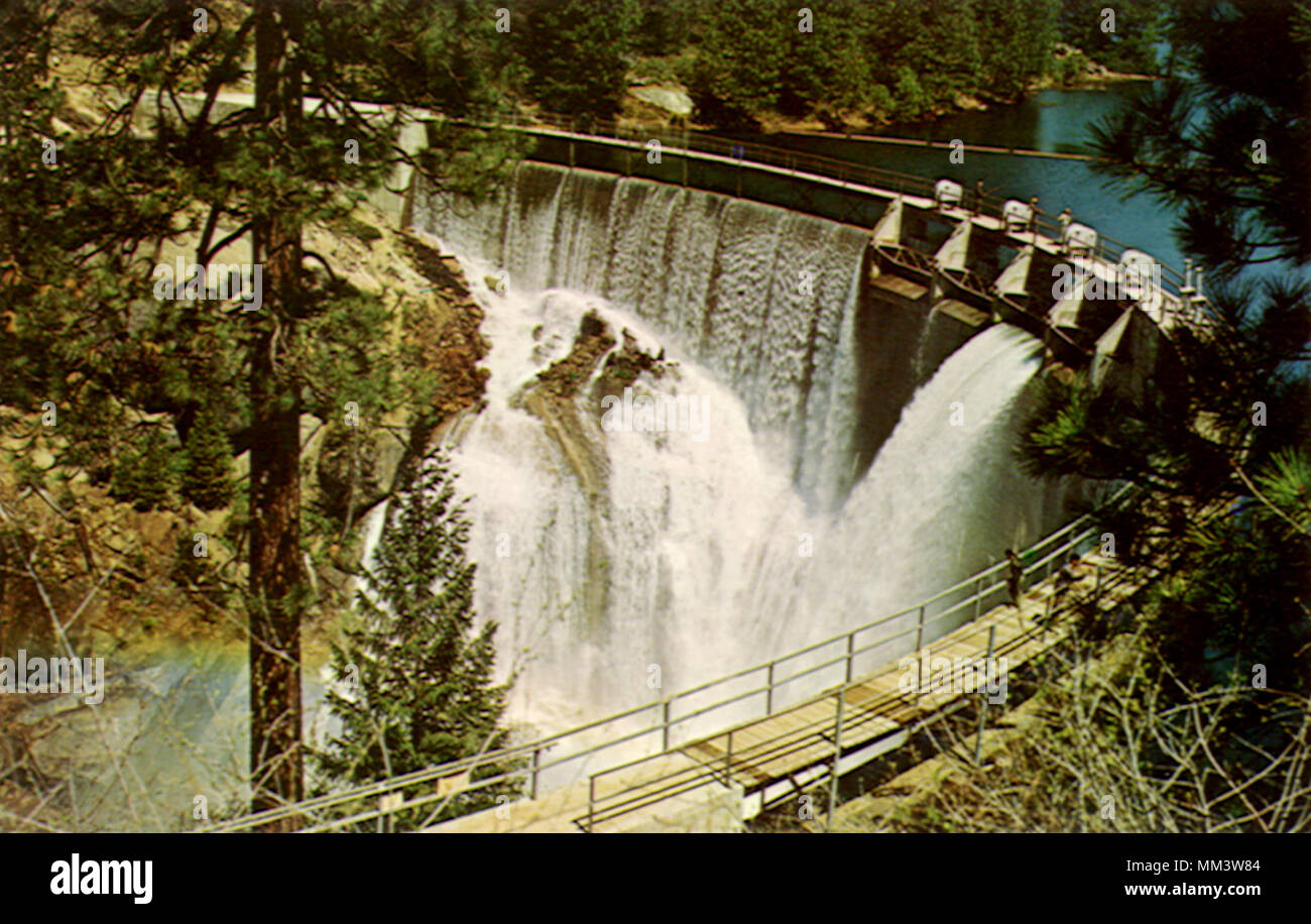 Lyons Lake Dam. Pinecrest. 1960 Stock Photo Alamy