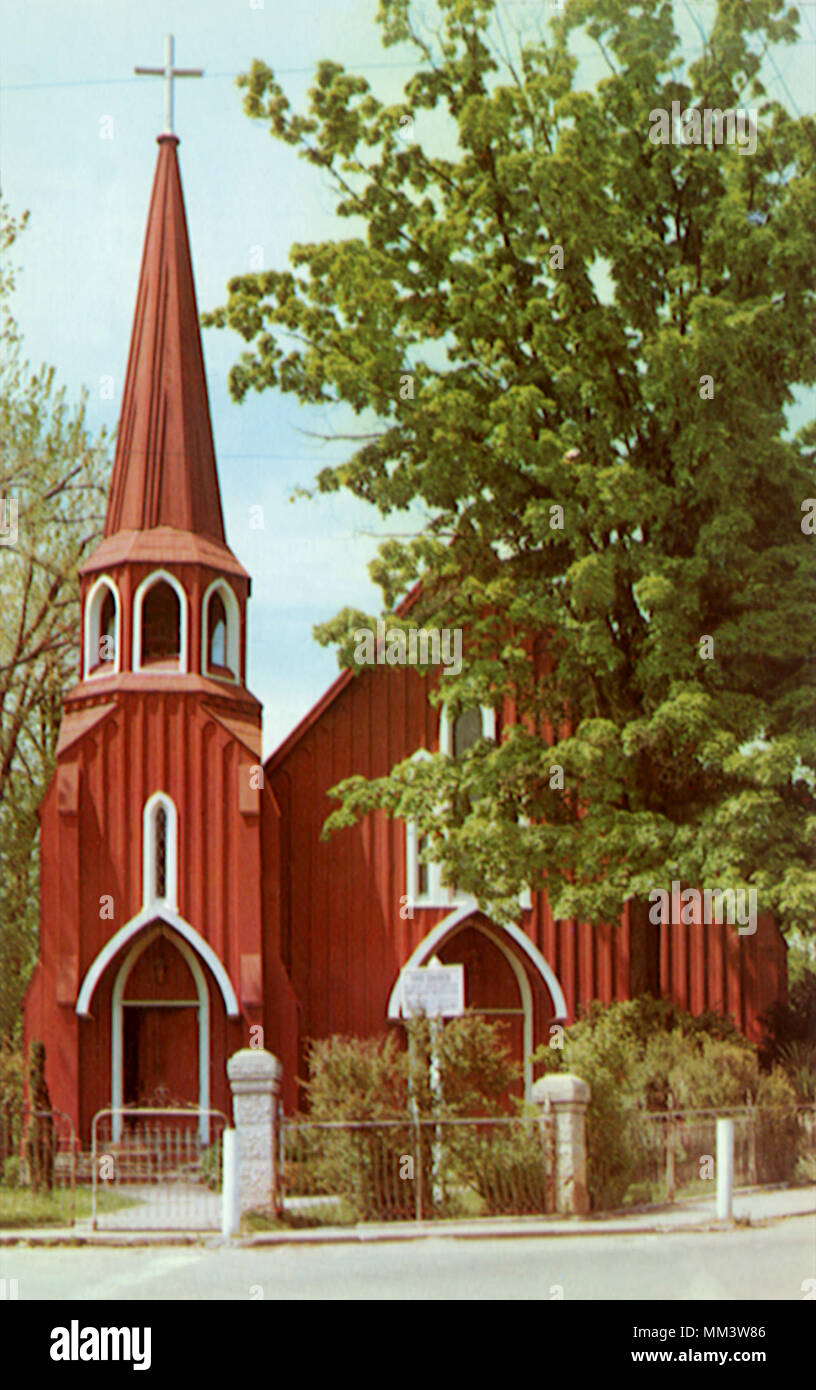 St. James Episcopal Church. Sonora. 1960 Stock Photo