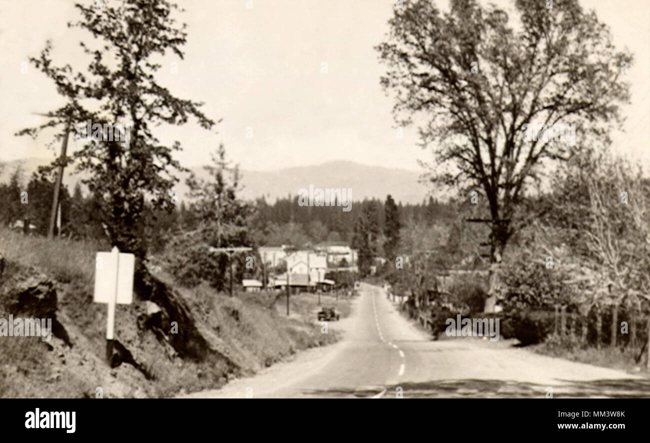 City Entrance. Groveland. 1949 Stock Photo Alamy