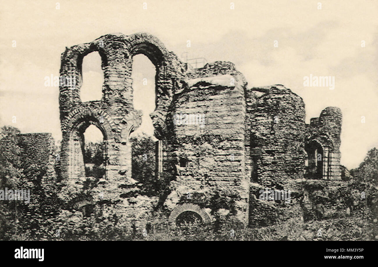 Ruins of Emperor's Palace. Trier. 1930 Stock Photo