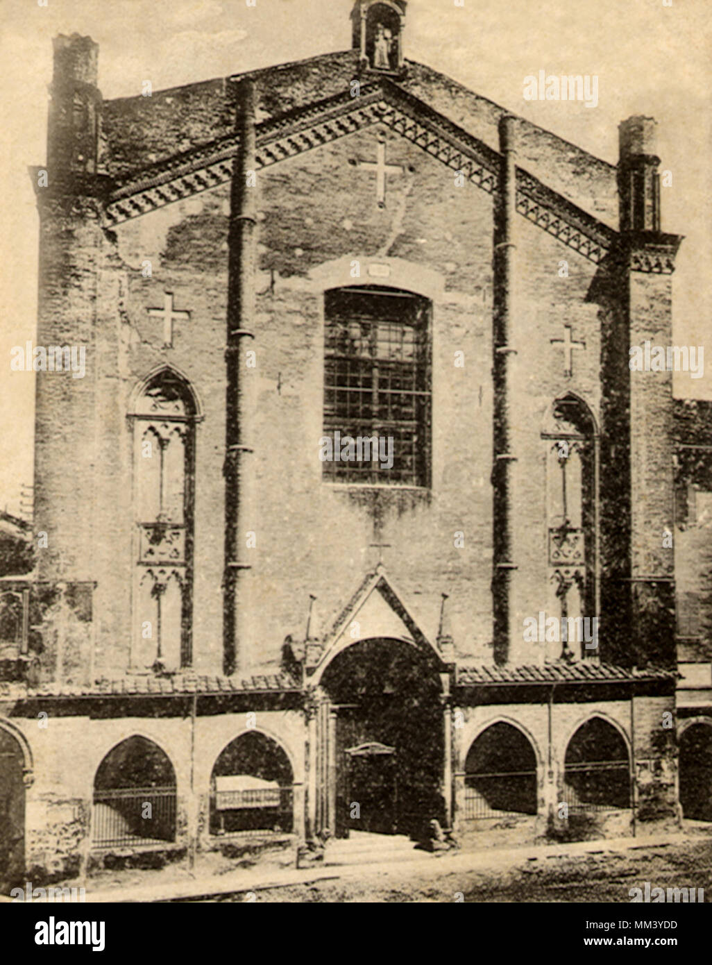 Giacomo Maggiore Church. Bologna. 1910 Stock Photo