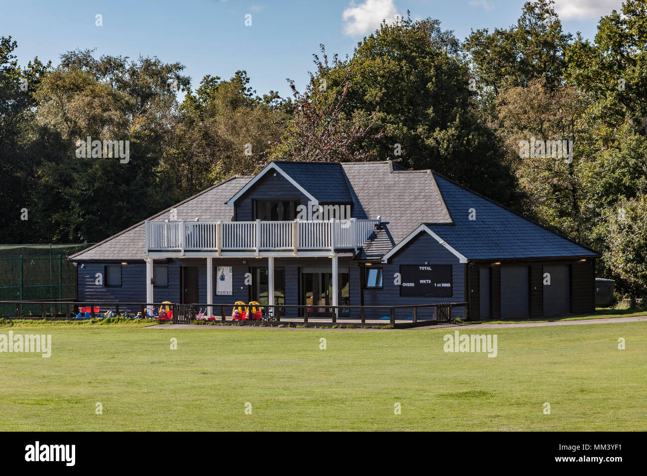 Linden Park Cricket Club, located next to an outcrop of sandstone rocks