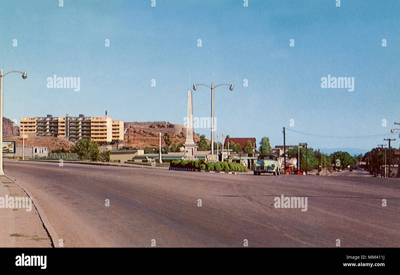 Federal Highway. Guaymas. 1960 Stock Photo