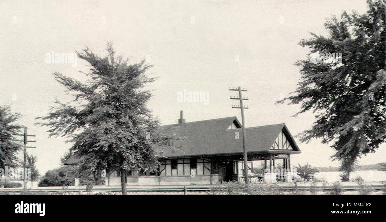 Great Northern Station. Wayzata. 1920 Stock Photo