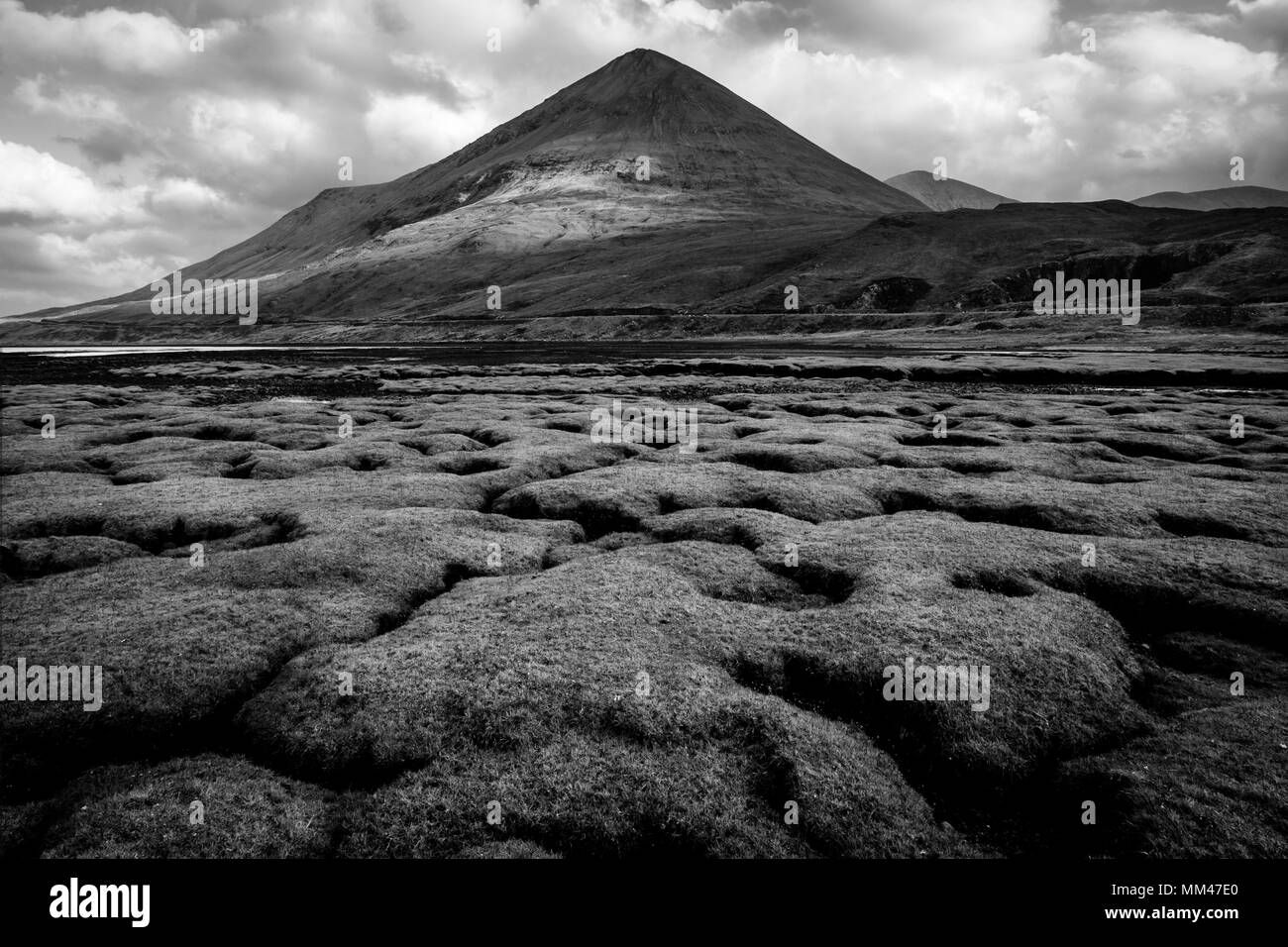 Landscape near Sligachan, Isle Of Skye, Scotland Stock Photo