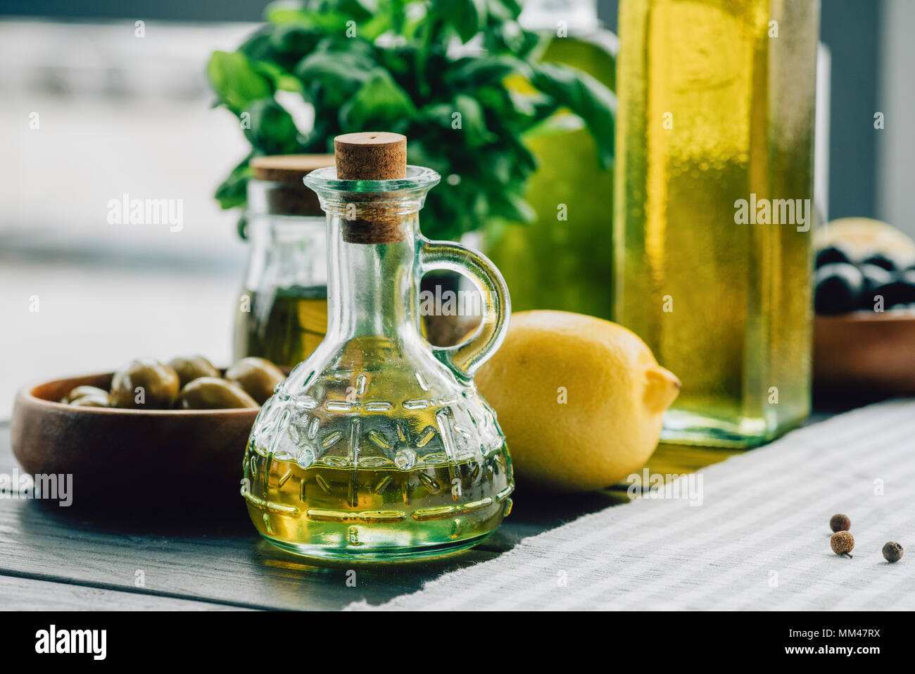 Olive oil bottles hires stock photography and images Alamy