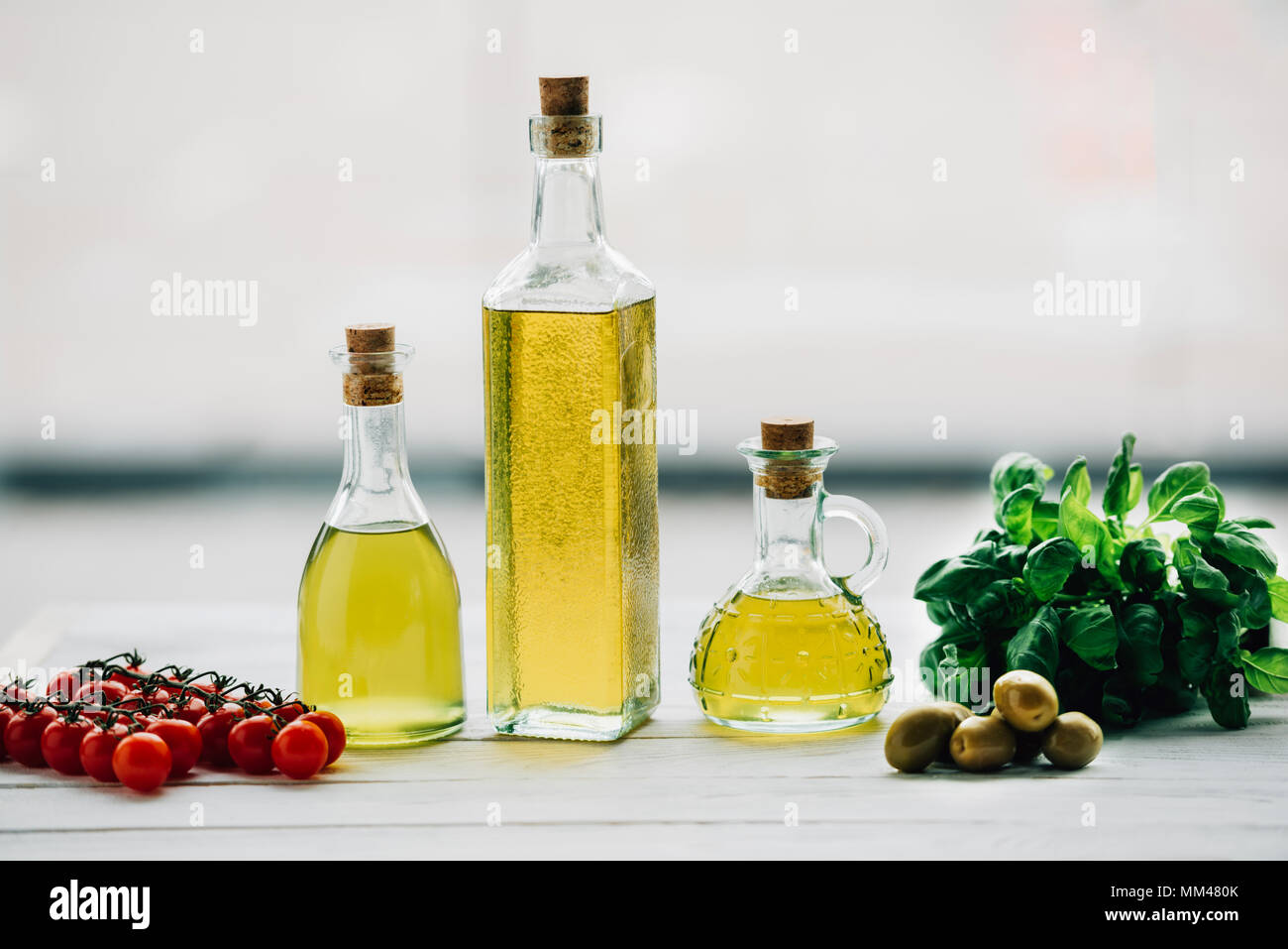 Olives Oil Bottles Stock Photos & Olives Oil Bottles Stock Images - Alamy