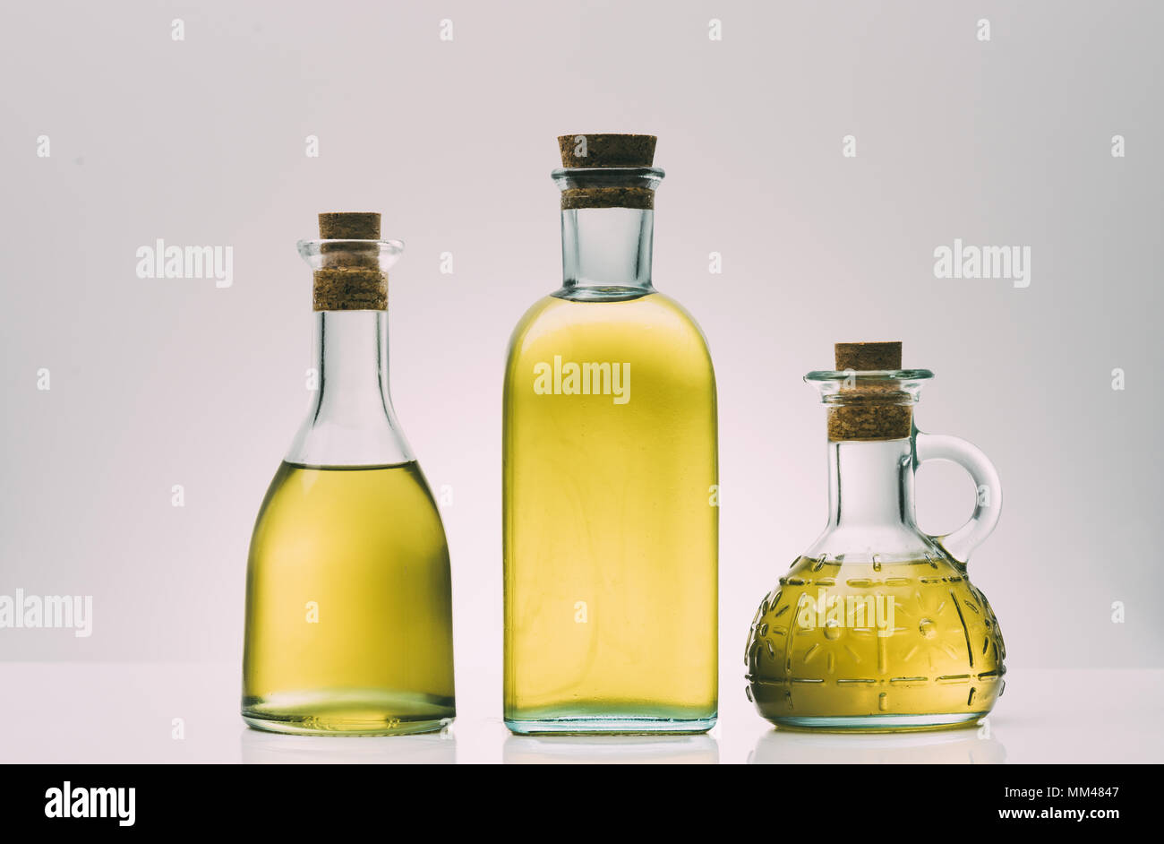 olive oil bottles Stock Photo Alamy