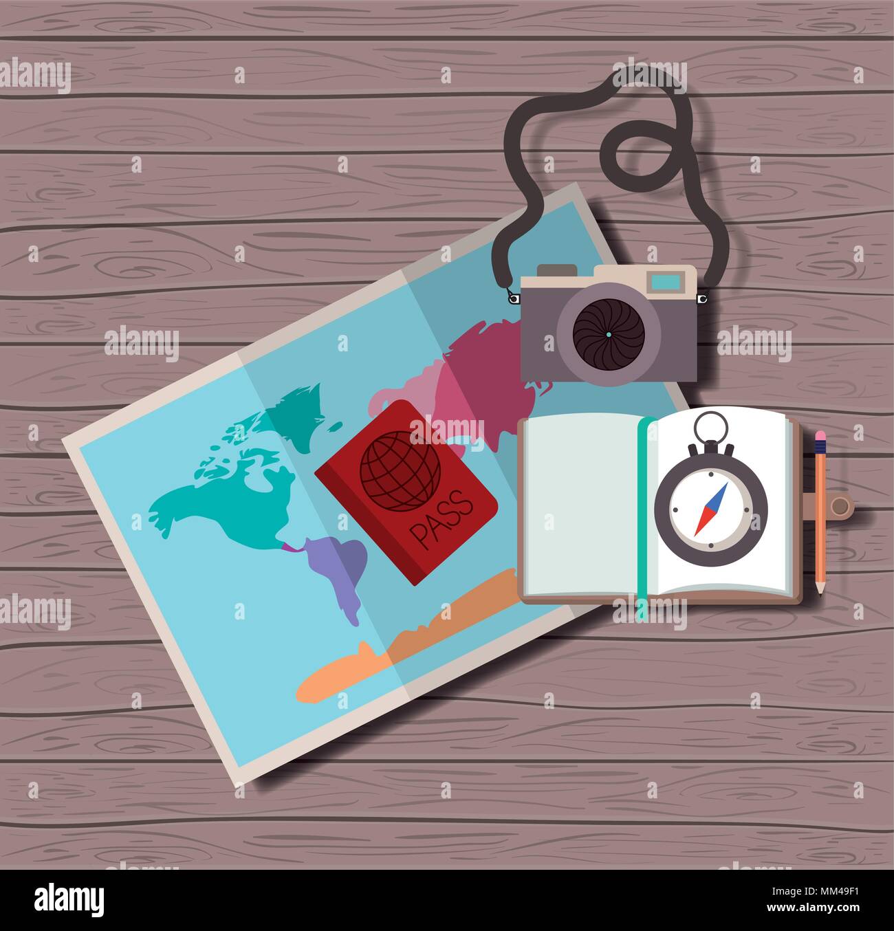 travel around the world set icons Stock Vector Image & Art - Alamy