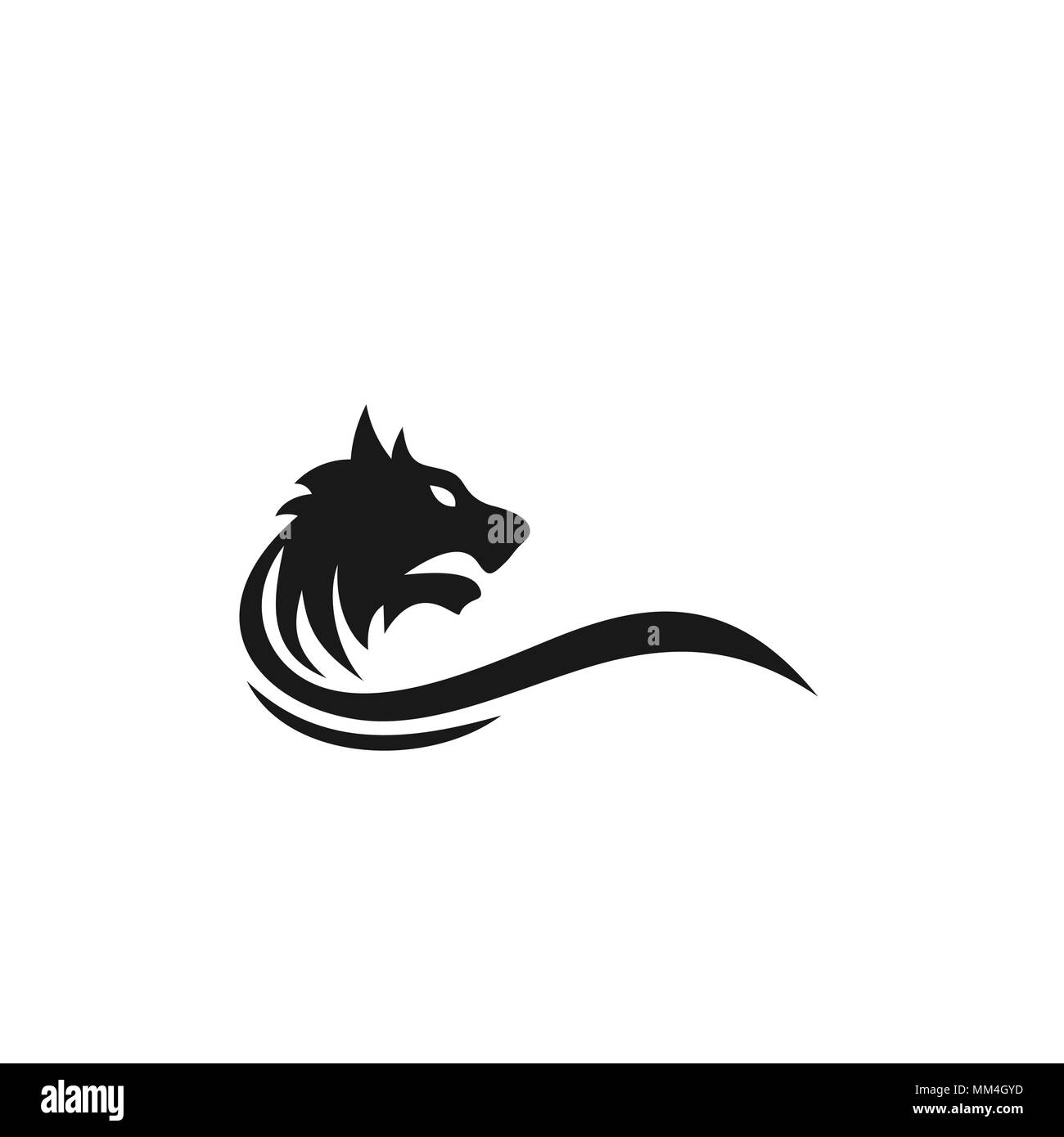 Wolf Logo Design Coyote Logo Vector Illustrations Stock Vector Image Art Alamy