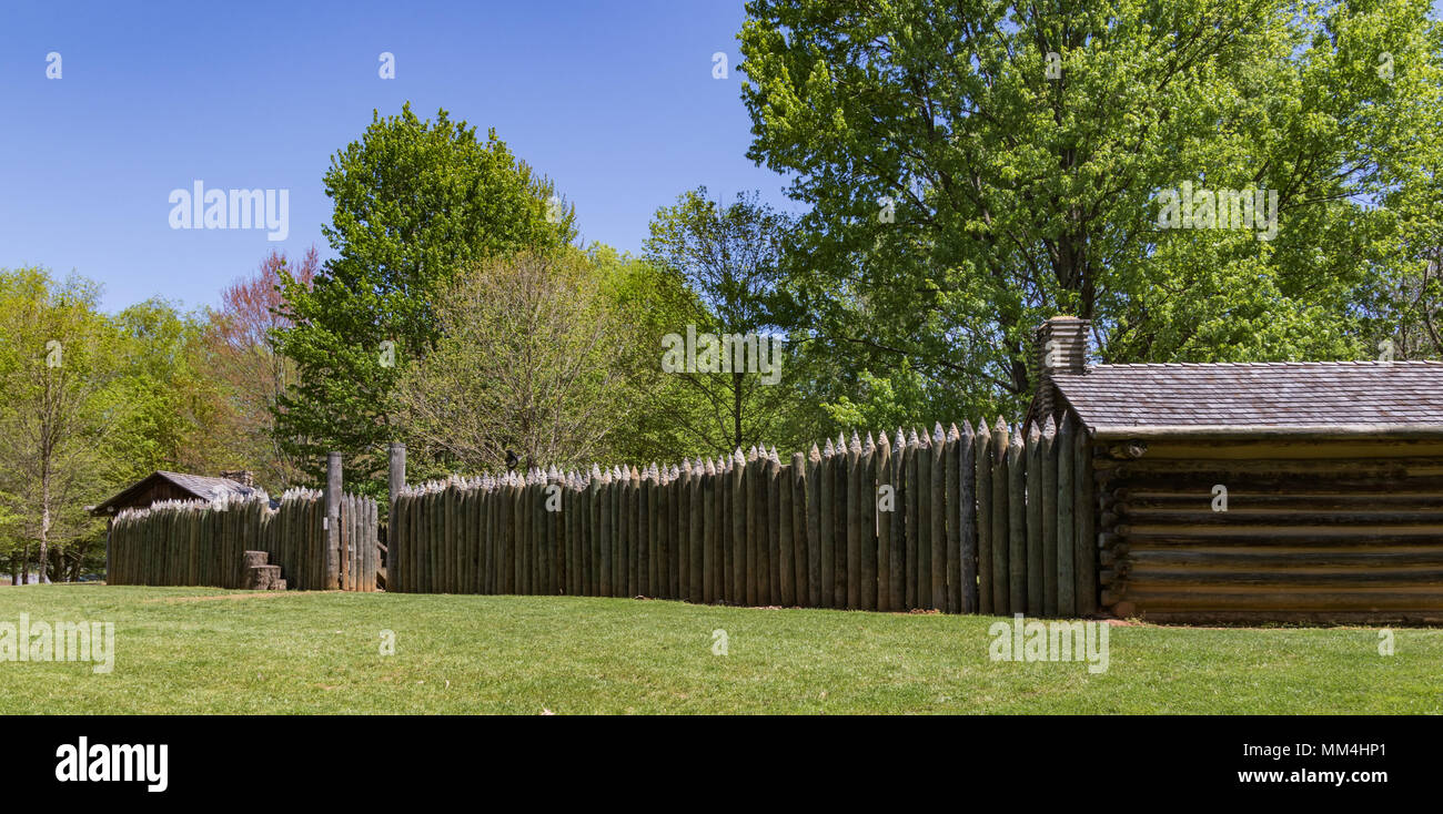 SYCAMORE SHOALS, ELIZABETHTON, TN, USAAPRIL 23, 2015 A commemorative
