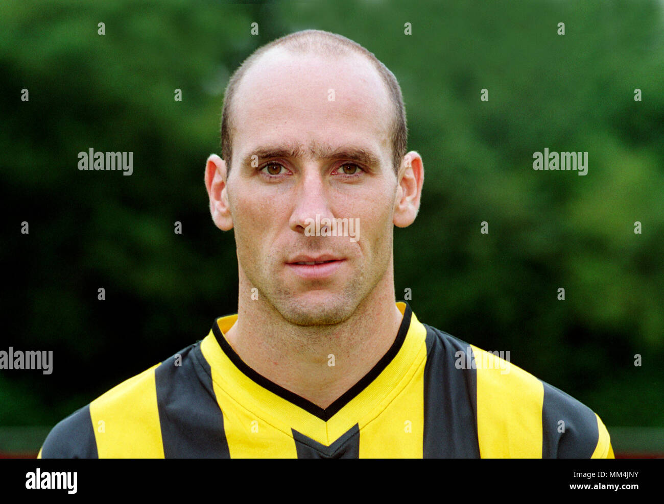 Football: Dortmund Germany 10.7.2001, Team portraits of German Bundesliga club Borussia Dortmund (BVB) Season 2001/2002 --- Jan KOLLER Stock Photo